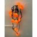 Vintage Halloween Blow Mold Pumpkin String Lights set of 10 Orange All Work