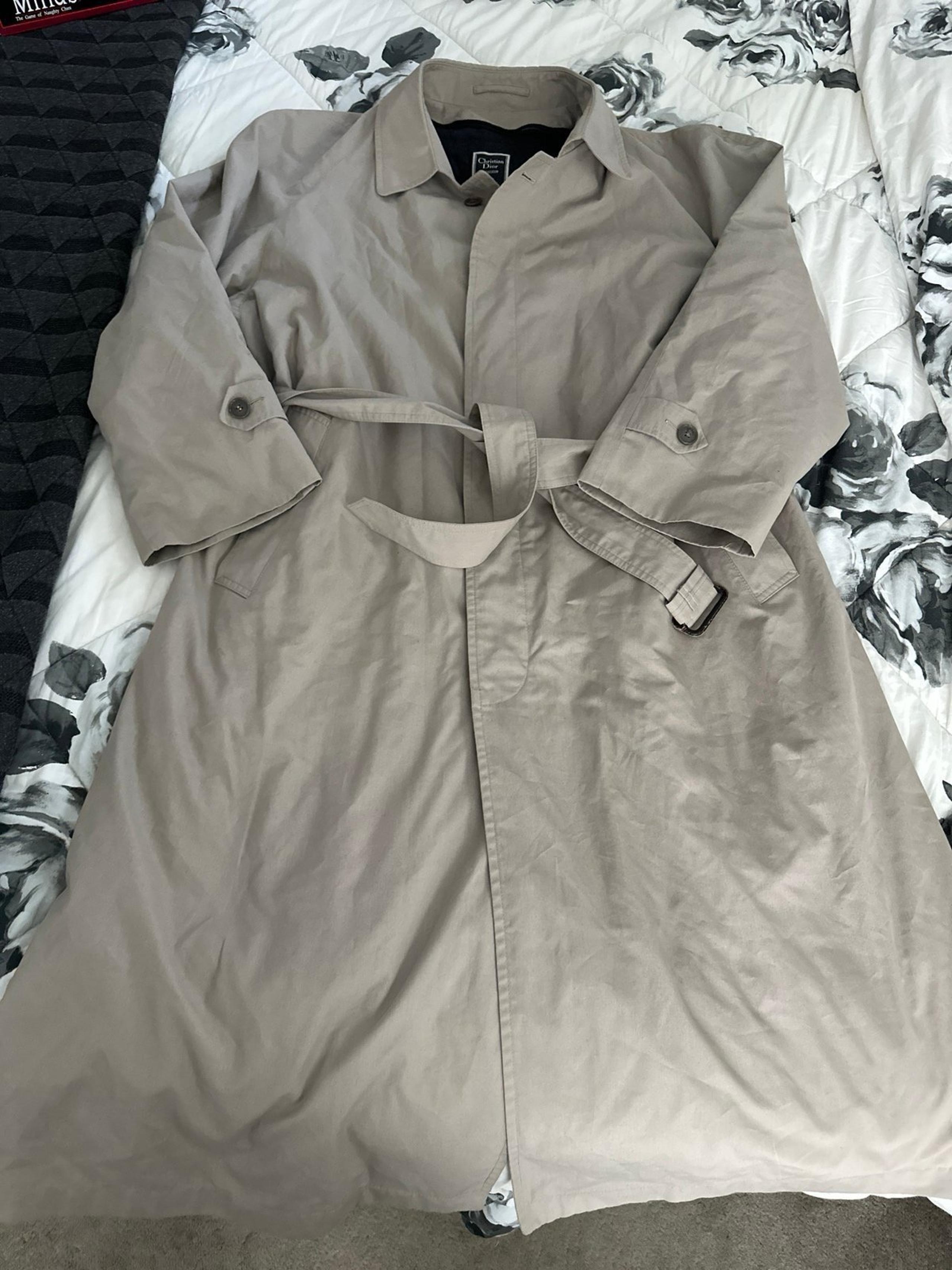 Christian Dior Monsieur Mens Trench coat 44R