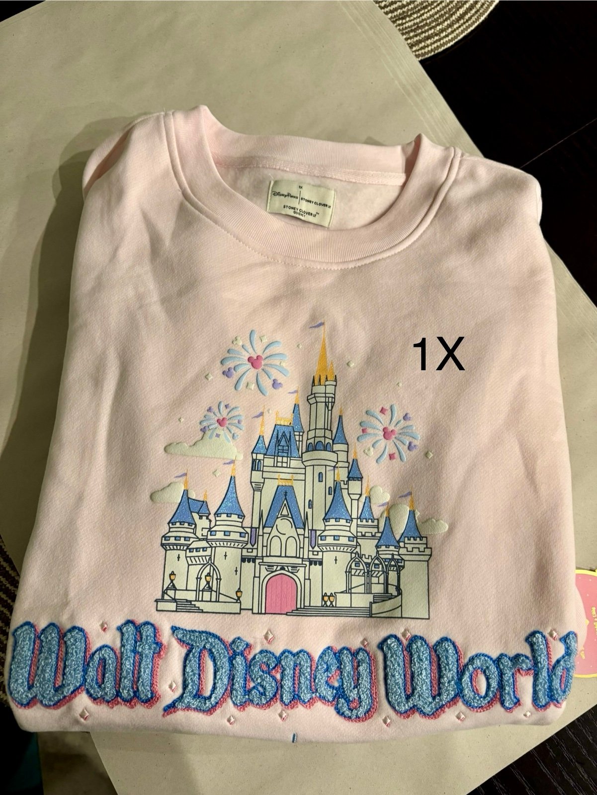 Disney WDW magic kingdom Stoney Clover Lane sweatshirt