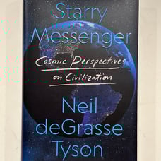 AUTOGRAPHED Neil deGrasse Tyson SIGNED book Starry Message AUTOGRAPHED