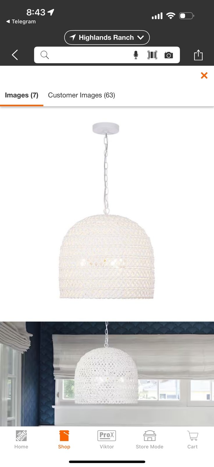 Alsy 3-Light White Rope Cage Pendant