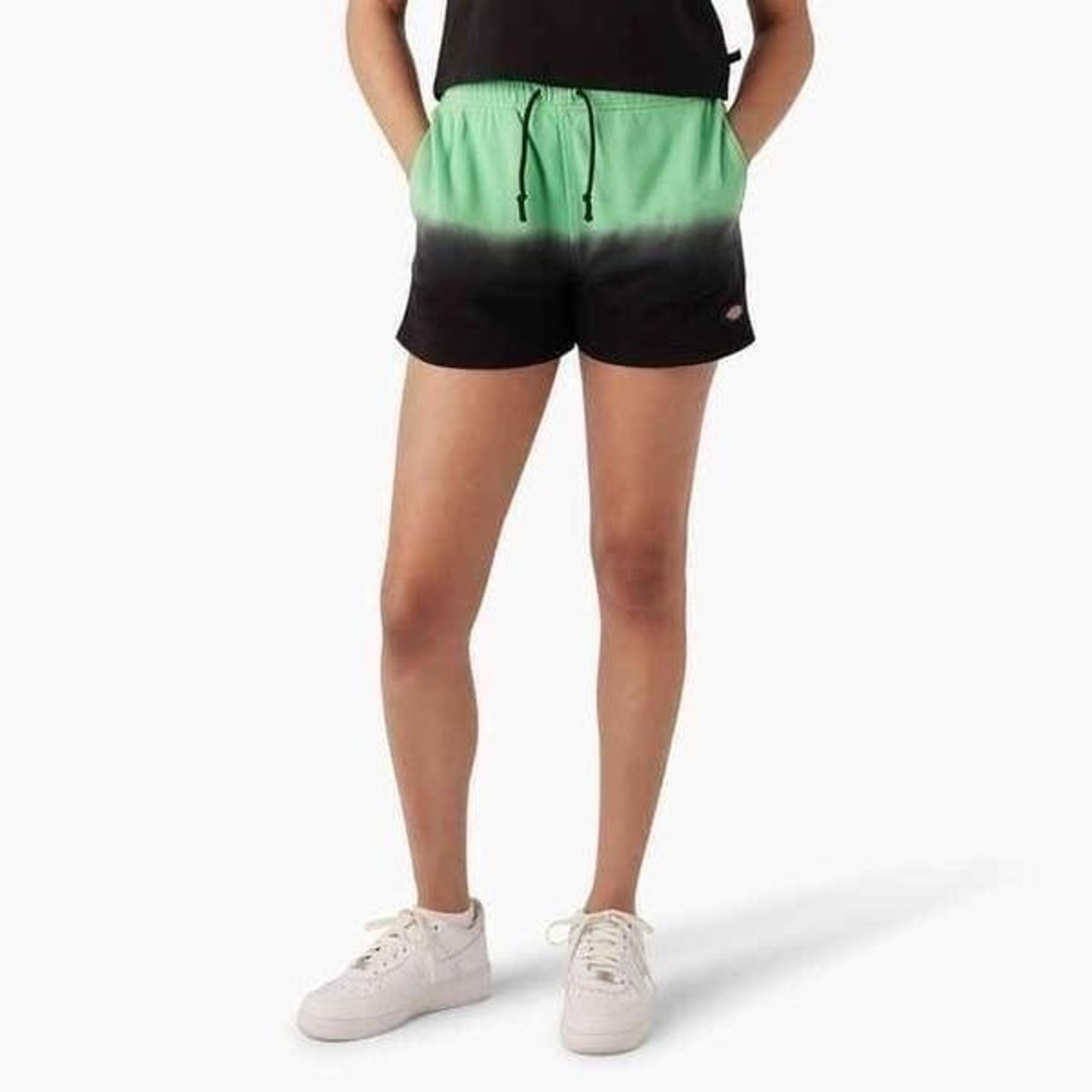 NWT Dickies Relaxed Fit Ombre Knit Shorts 3” Inseam Mint Black  Women’s XXL