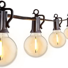 Outdoor String Lights 25 Feet G40 Globe LED Patio Lights