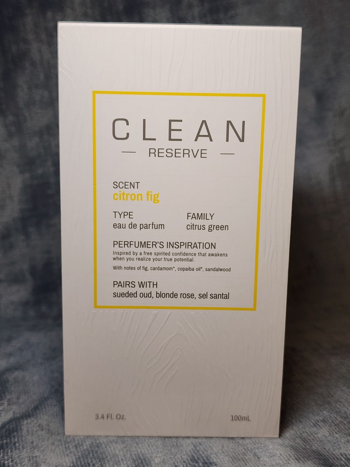Clean Reserve Citron Fig 3.4 Oz