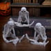 Skeleton Halloween Decor Scary Halloween Decorations Indoor 4 Inch Spooky