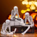 Skeleton Halloween Decor Scary Halloween Decorations Indoor 4 Inch Spooky