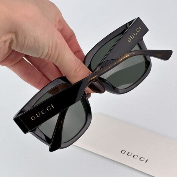 Gucci GG1670SK 001 BRAND NEW Sunglasses Black Havana Grey