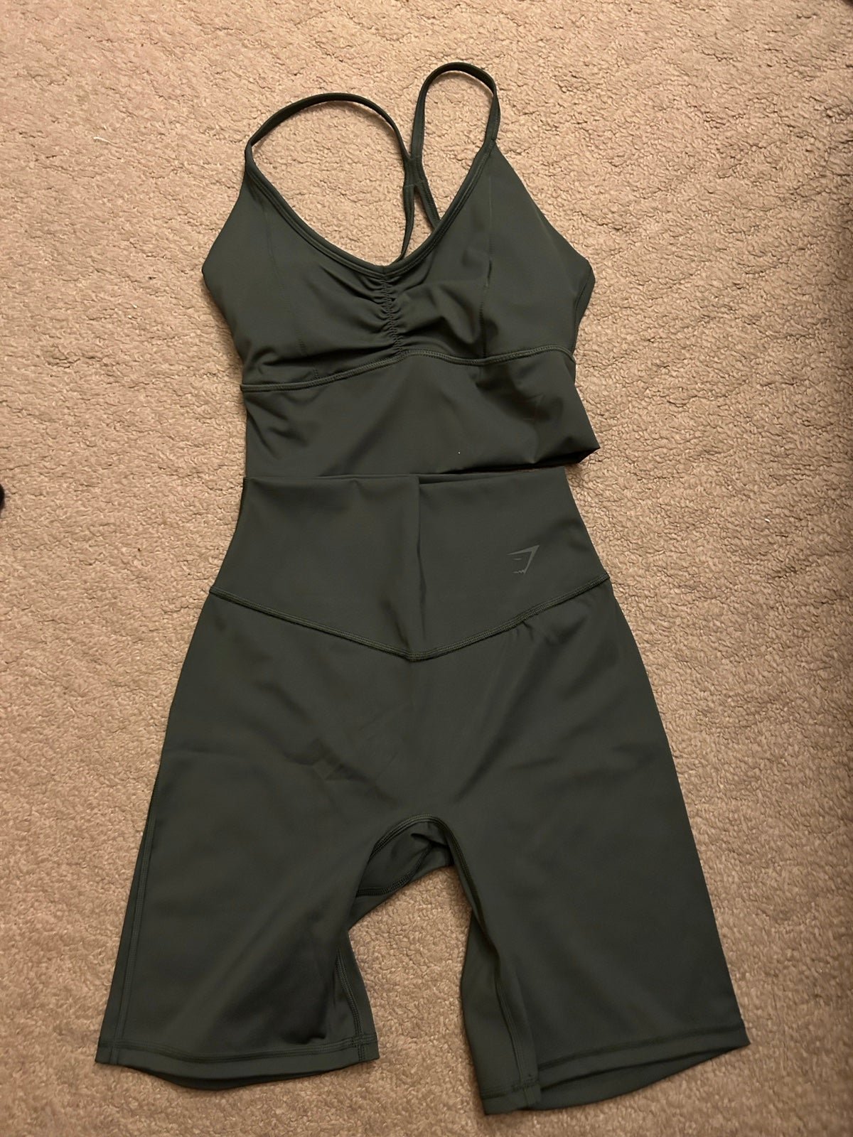 Gymshark sports bra and spandex
