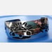 SOUTHWEST STERLING SILVER OVERLAY CORN MUDHEAD CUFF 44.1 Gr Signed Stanley Gene