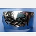 SOUTHWEST STERLING SILVER OVERLAY CORN MUDHEAD CUFF 44.1 Gr Signed Stanley Gene