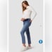 Hudson Medium Wash Maternity Nico Straight Jeans- 32