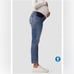 Hudson Medium Wash Maternity Nico Straight Jeans- 32