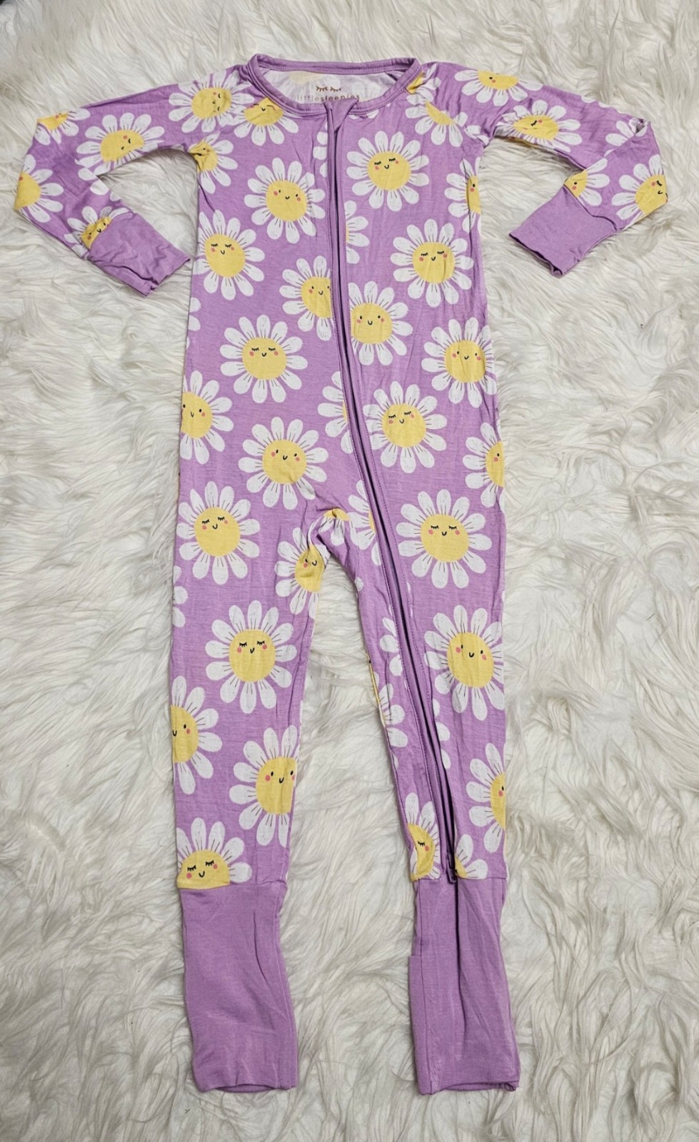 Little Sleepies FLOWER POWER Zippy Pajamas 2T NWOT NEW