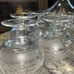Vintage Etched Crystal Clipper Boat Liquor Decanter Set of 5 Toscany Javit Etche