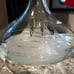 Vintage Etched Crystal Clipper Boat Liquor Decanter Set of 5 Toscany Javit Etche