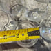 Vintage Etched Crystal Clipper Boat Liquor Decanter Set of 5 Toscany Javit Etche