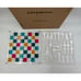Chess Set Acrylic Multi Bright Colors Complete Set Maison Games Blue Pink Yellow