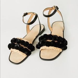 NWT Joie | Paciencia Pom Pom Sandals 9