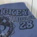 Disney Store Mickey Mouse Blanket Blue 52 in x 62 in