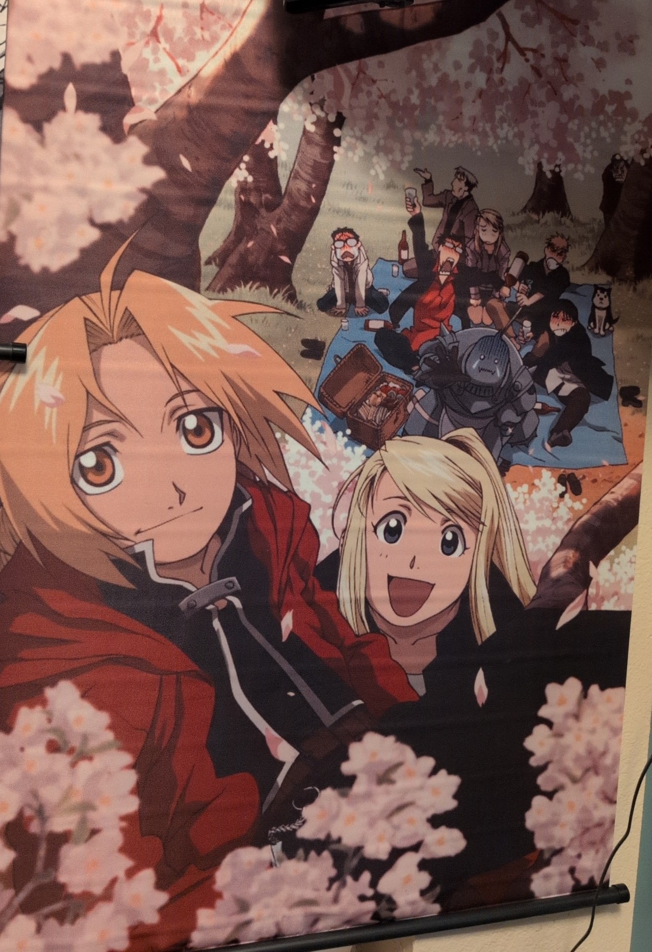 Full metal alchemist wall scroll