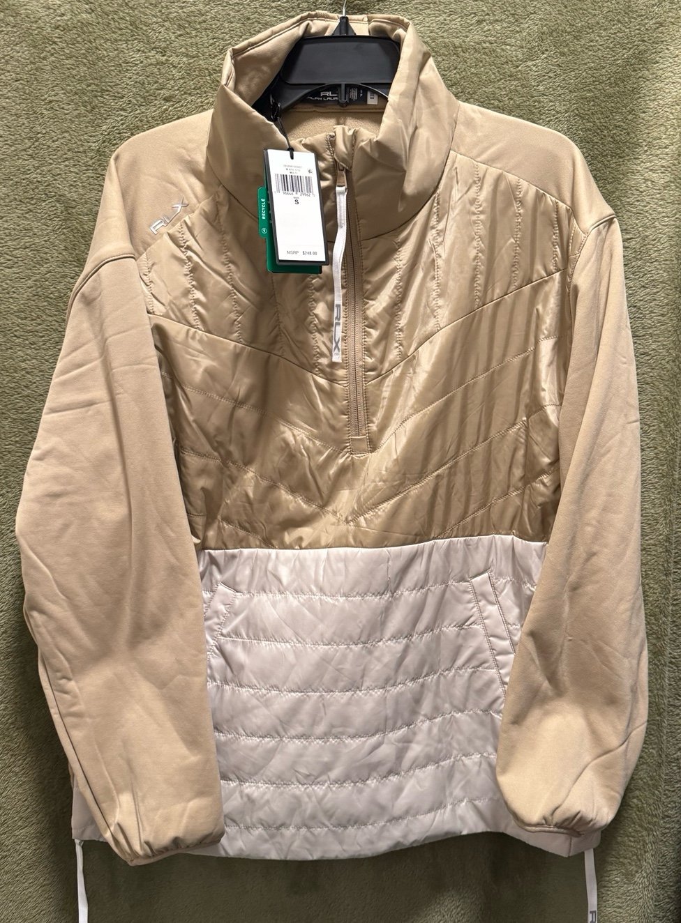 RLX Ralph Lauren 1/2 Zip Women’s Designer Pullover Size Small 248