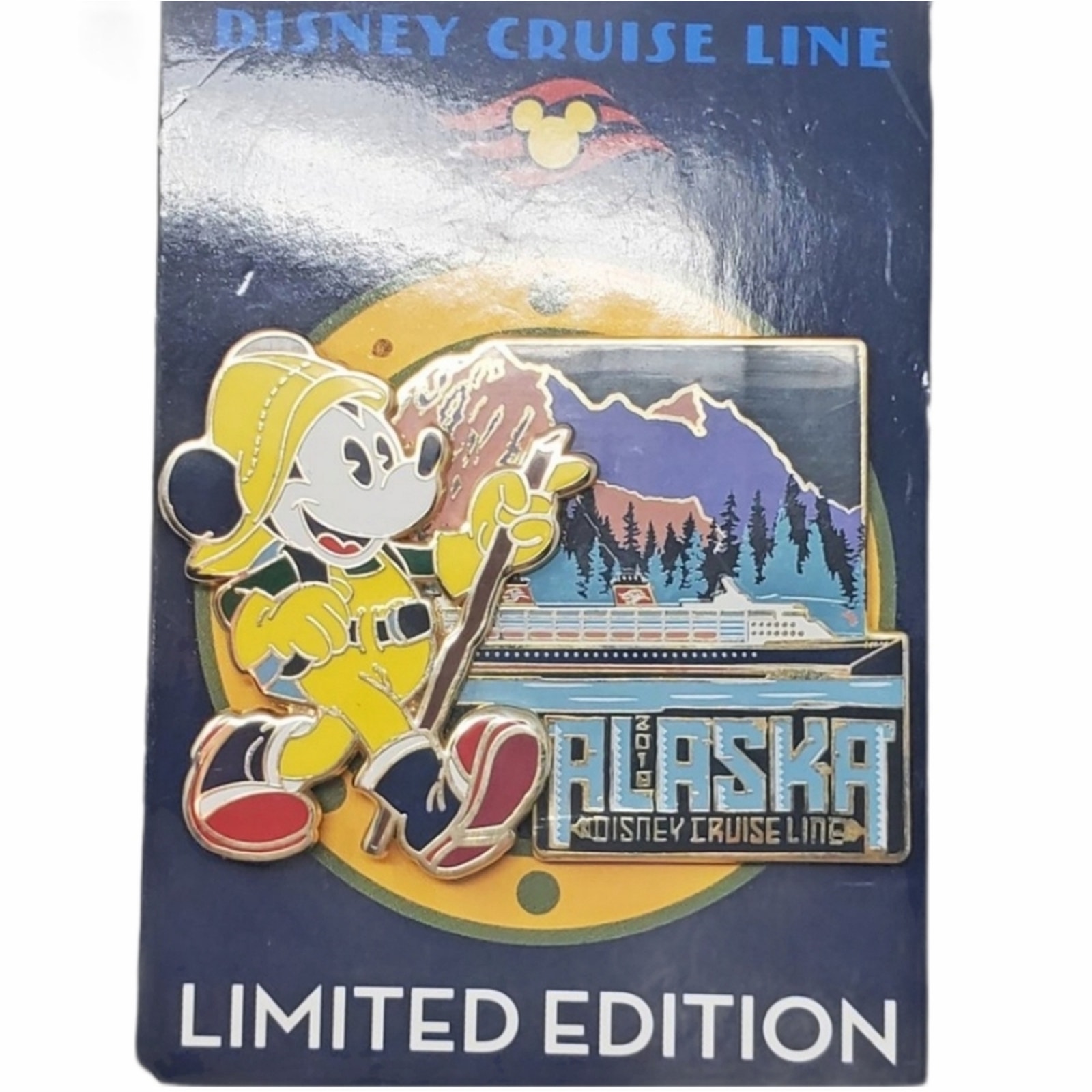 Disney Wonder Alaska Mickey Mouse Enamel Pin LE 2500