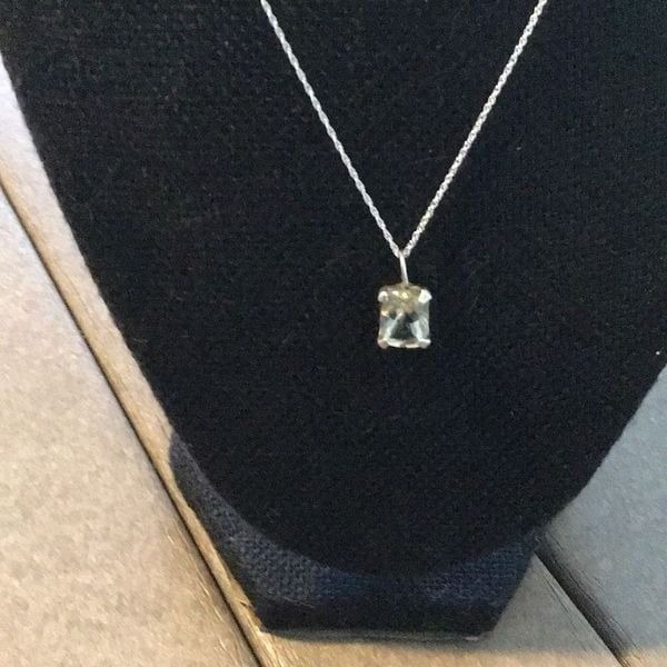 Necklace, Yellow Citrine Pendant, NEW, Handmade, Sterling Silver, Artisan