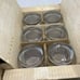 6 Whiskey Bourbon Scotch Glasses Classic Cars Chevy Chevrolet Ford Embossed