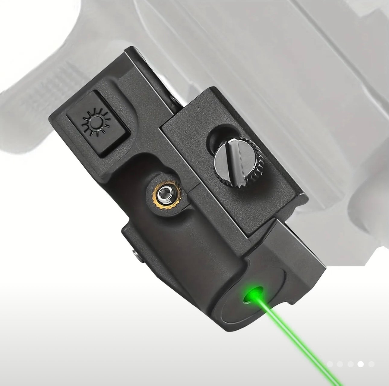 Green Pistol Laser Sight for Picatinny Rails,Magnetic USB Rechargeable Gun Laser