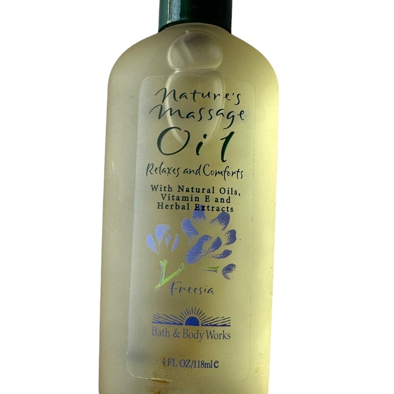 Freesia body oil new vintage massage bath and body works