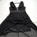 Charlotte Russe Y2K Whimsygoth Witchcore Black Asymmetrical Hem Sleeveless Dress