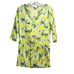 J Crew Tunic Top Beach Coverup Swim XXS Yellow Green Gauze Shirt C2343