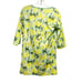 J Crew Tunic Top Beach Coverup Swim XXS Yellow Green Gauze Shirt C2343