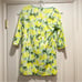 J Crew Tunic Top Beach Coverup Swim XXS Yellow Green Gauze Shirt C2343