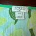 J Crew Tunic Top Beach Coverup Swim XXS Yellow Green Gauze Shirt C2343