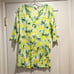 J Crew Tunic Top Beach Coverup Swim XXS Yellow Green Gauze Shirt C2343