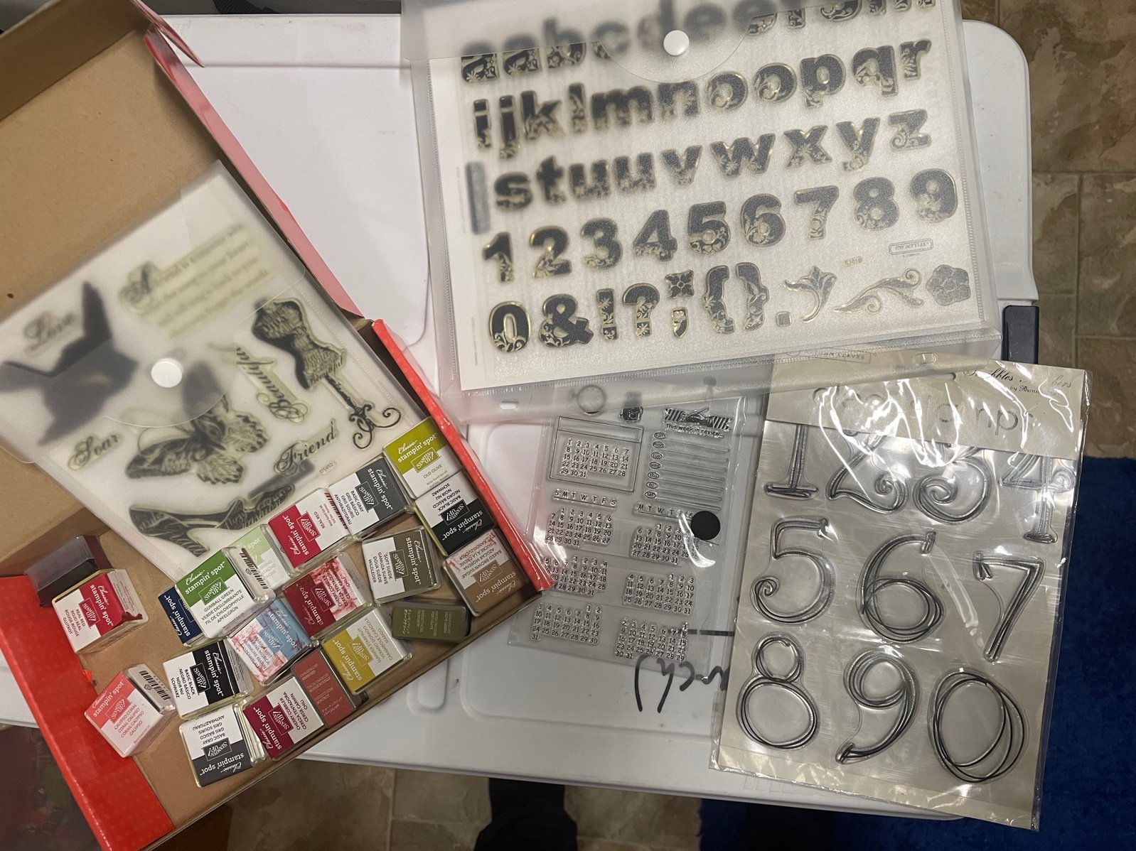 Stamp sets and Stampers for Cards or Scrapbooking