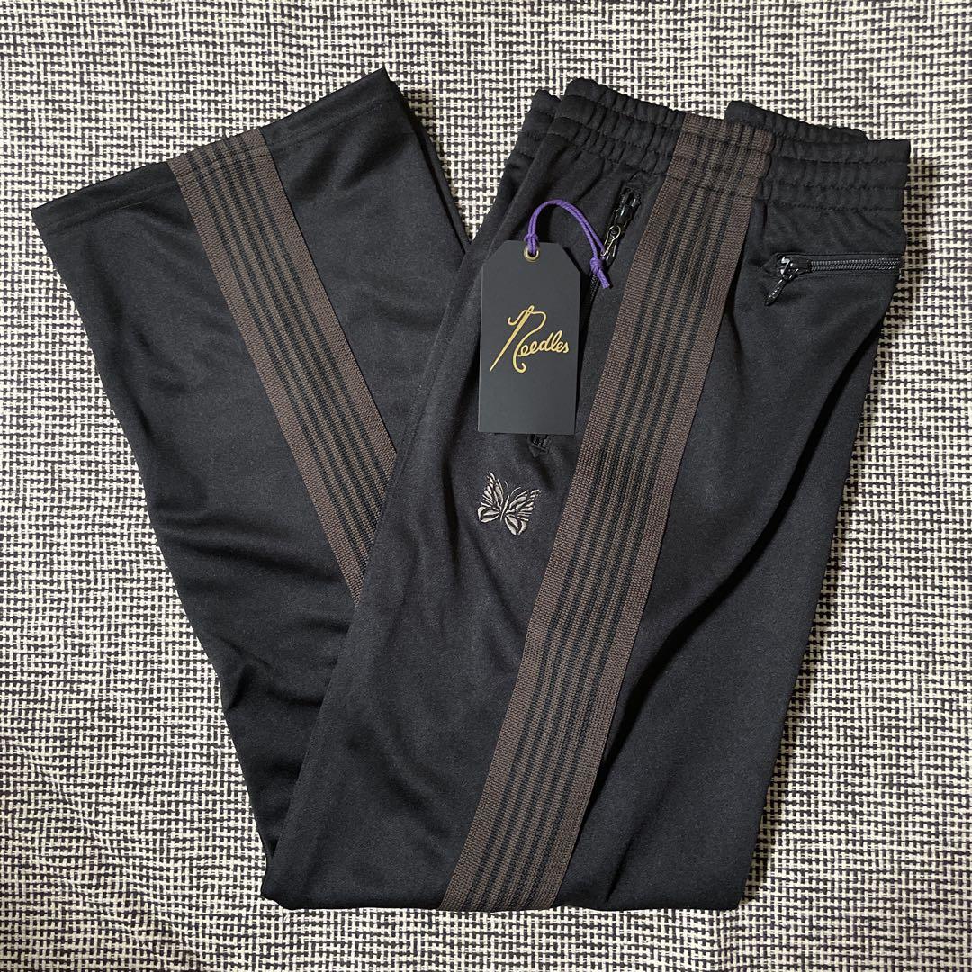 100％品質 Straight, pants. track needles brown black, パンツ
