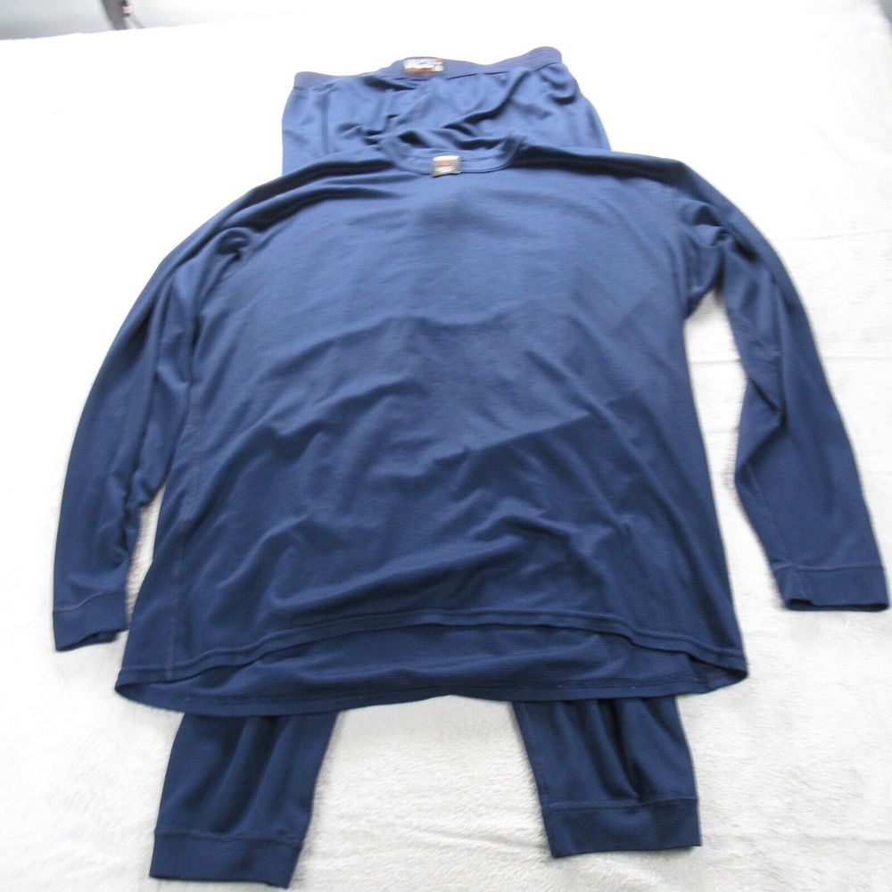 Patagonia Capilene Base Layers Mens XL Blue Thermal Long Johns USA Shirt & Pants