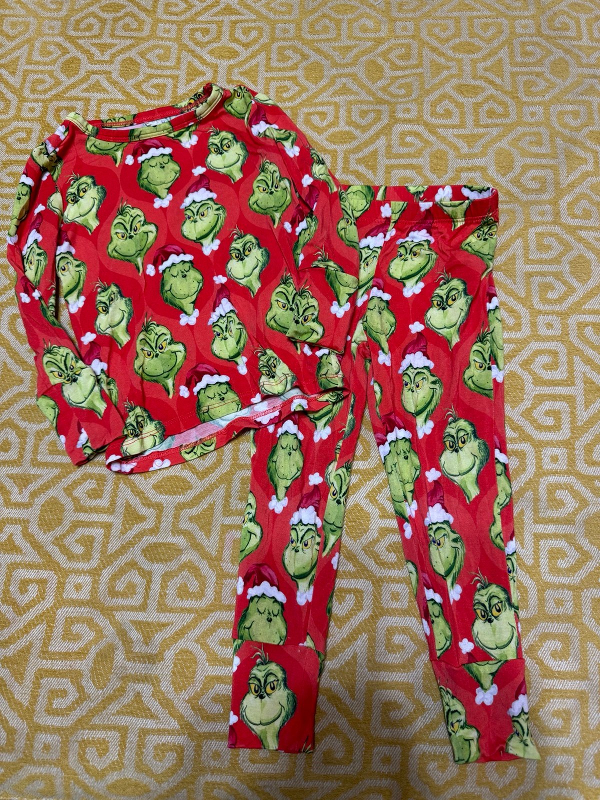 Posh peanut grinch pajamas 2t