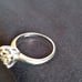 14k white gold diamond ring