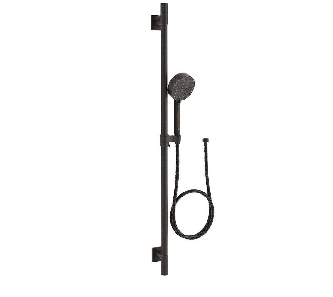 KOHLER Awaken G110 1.75 GPM Handshower Kit with hose and slidebar, K-99898-G-2BZ