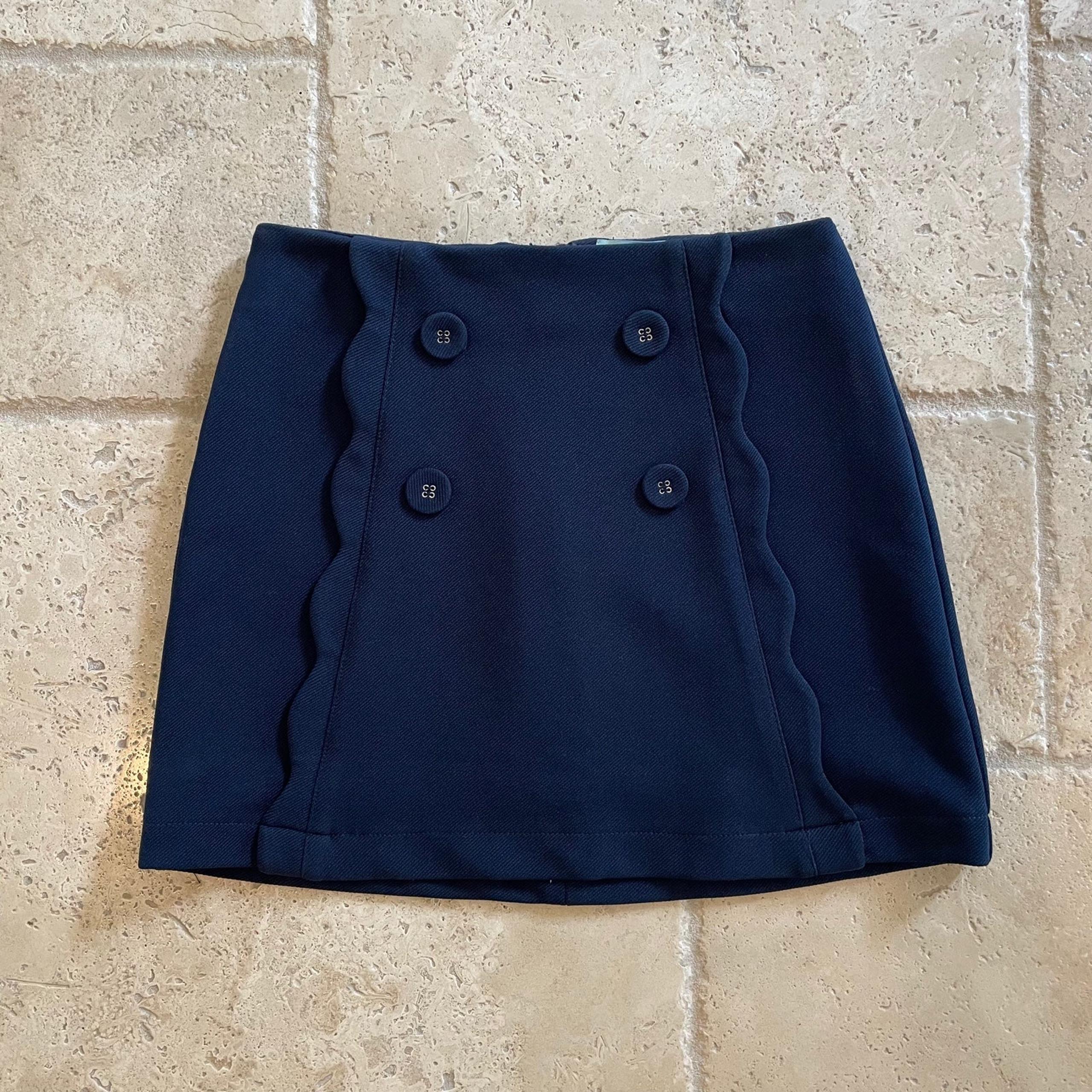 She + Sky Navy Mini Skirt