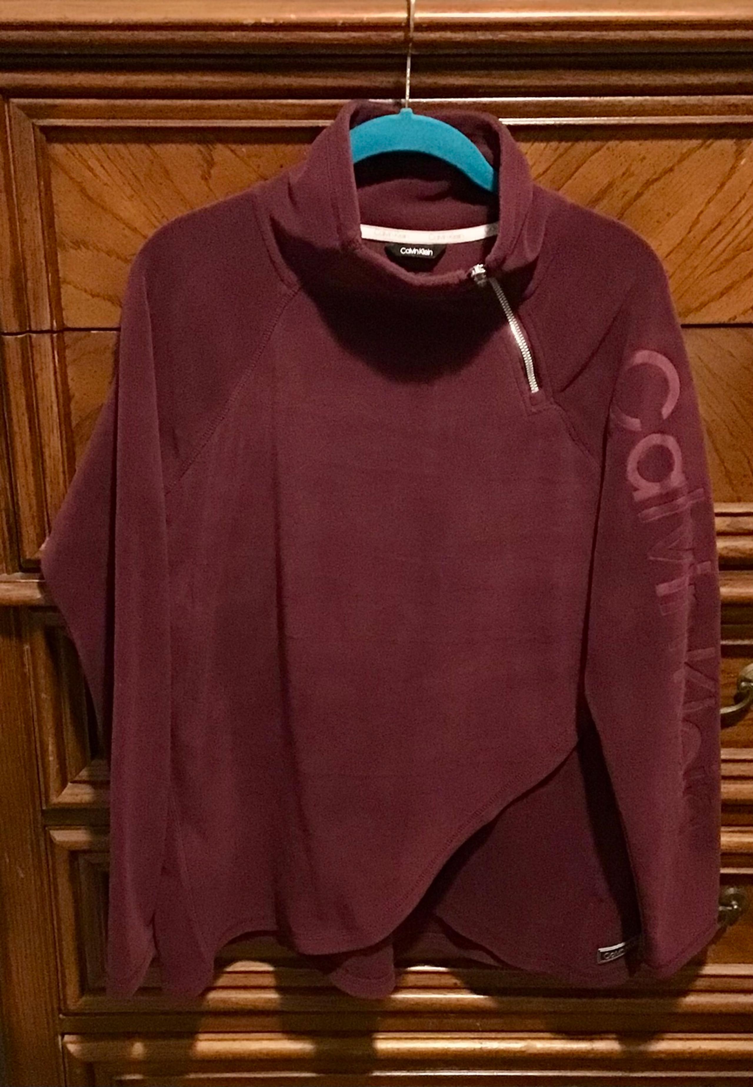 Calvin Klein L/S Pullover Tunic Top Size M