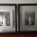 Rare Vintage Dufex Framed Foil New York Scene Art Prints