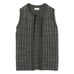 Tack Pattern Front Open Gilet
