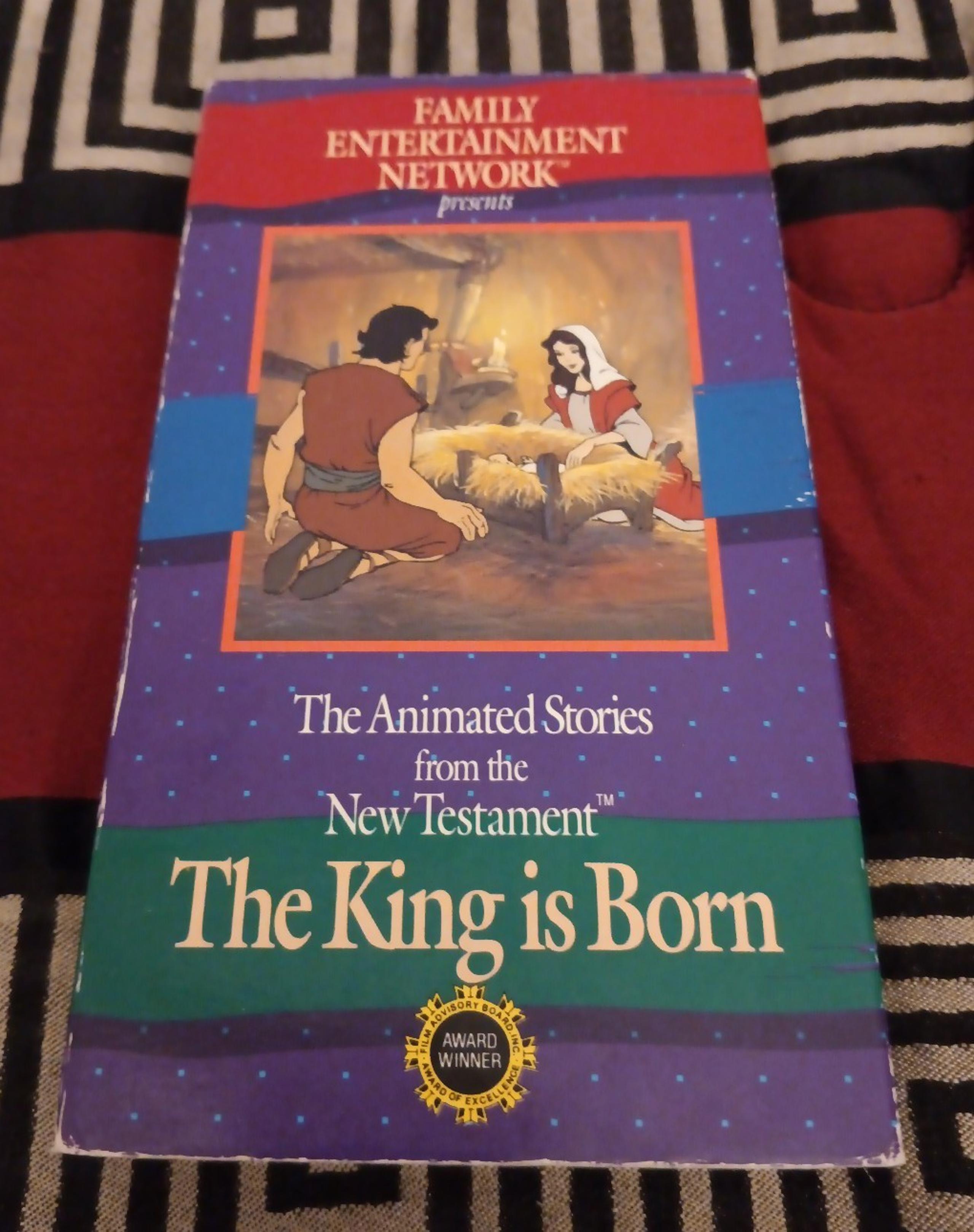 Vintage 1987 The King Is Born VHS Video 1 The Animated Series From The Testament
