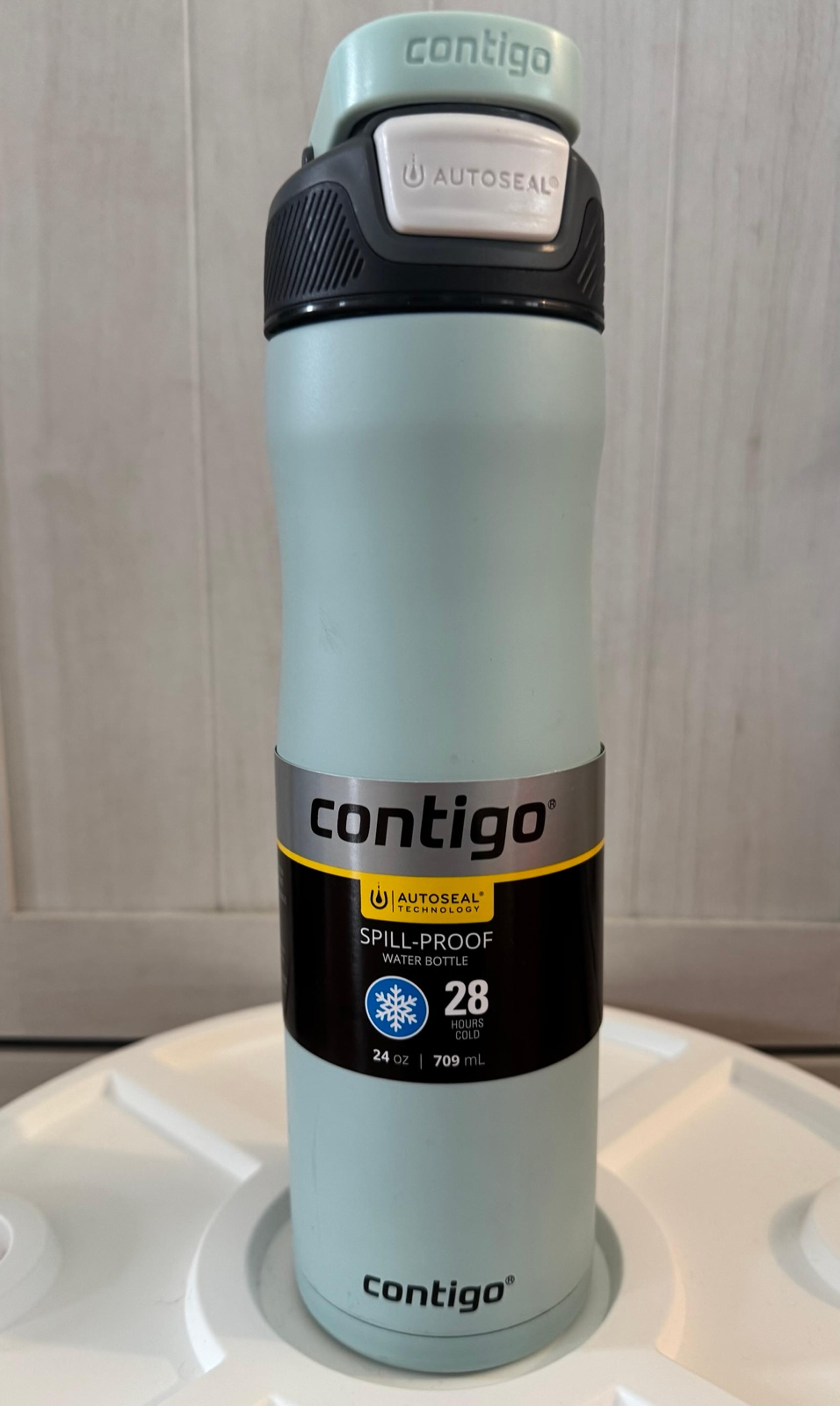 Contigo Autoseal Chill 24oz Water Bottle - Honeydew Opaque Matte Body (NWT)
