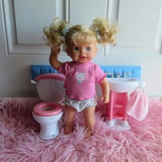 Little mommy learns doll play set