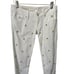 Lilly Pulitzer White Gold Palm Tree Embroidery Low Rise Worth Skinny Pant Size 0